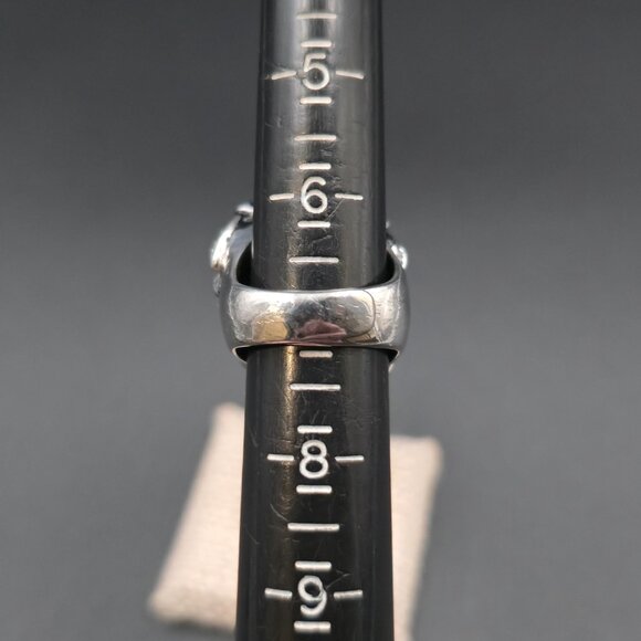 Size 7 Large Lions Head Men's Band Ring B1019 - Picture 6 of 8